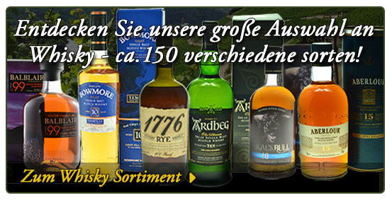 Entdecken Sie unsere große Auswahl an Whisky